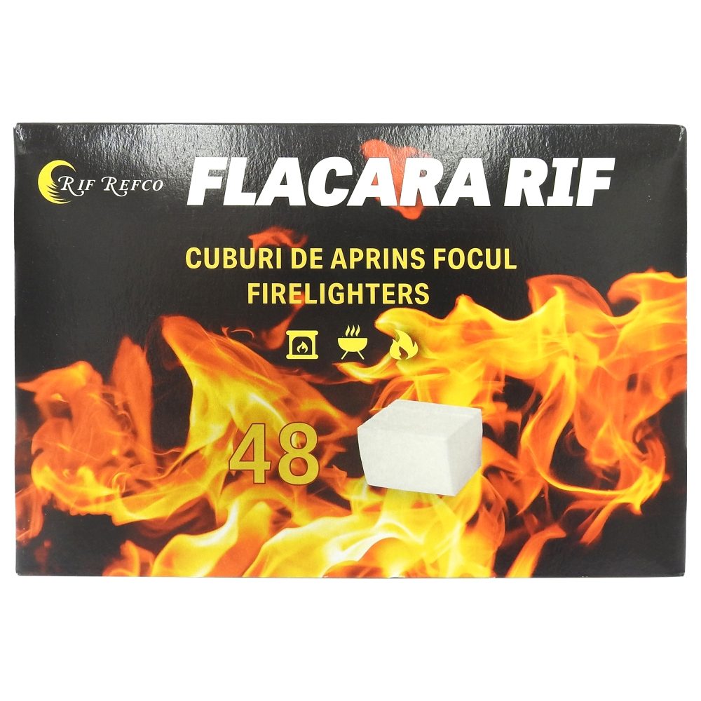 Flacara Rif Pastile de Aprins Focul 48 buc