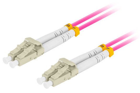 Patch cord fibra 3 m LSZH OM4 50/125 vi "FO-LULU-MD41-0030-VT"