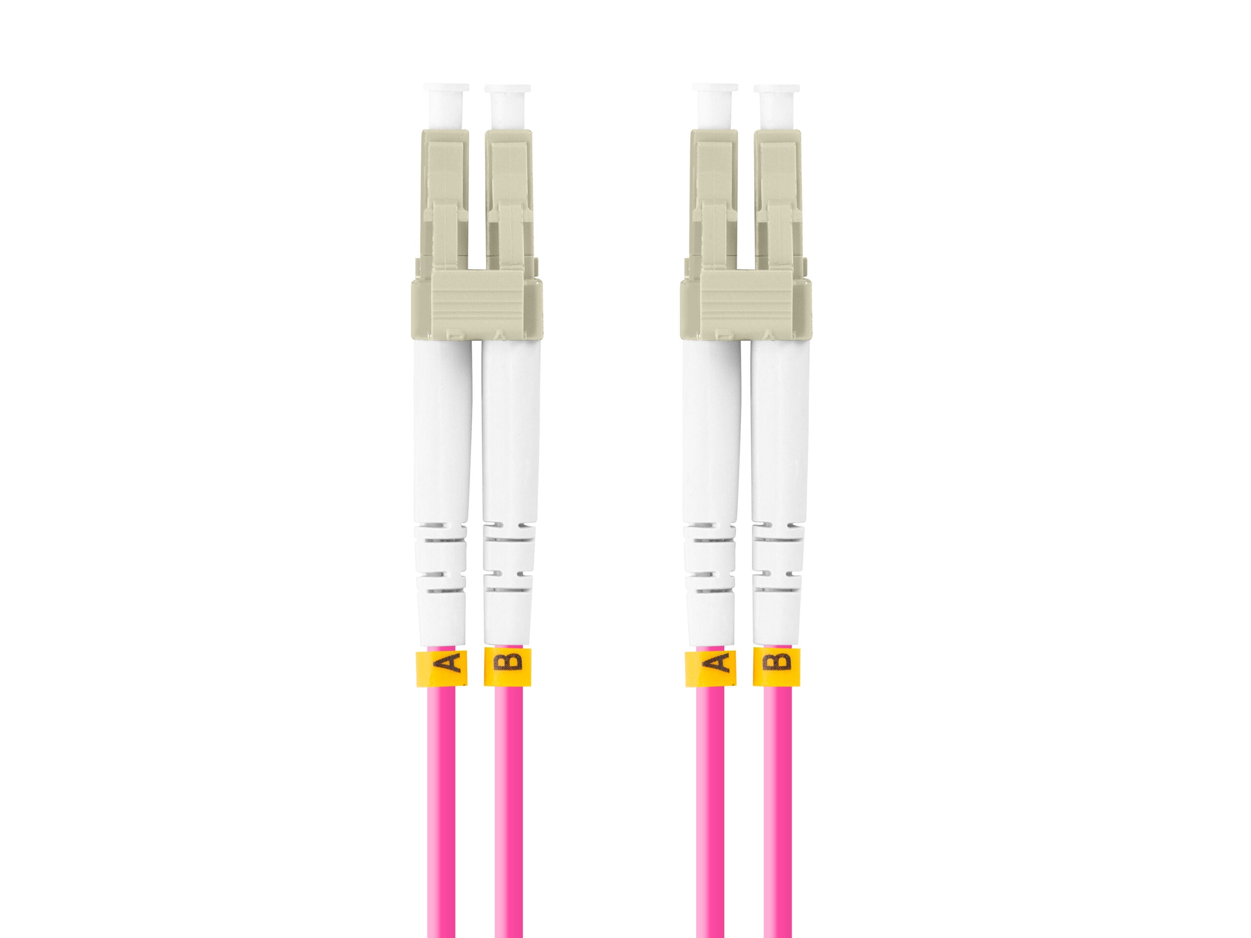 Patch cord fibra 5 m LSZH OM4 50/125 vi "FO-LULU-MD41-0050-VT"