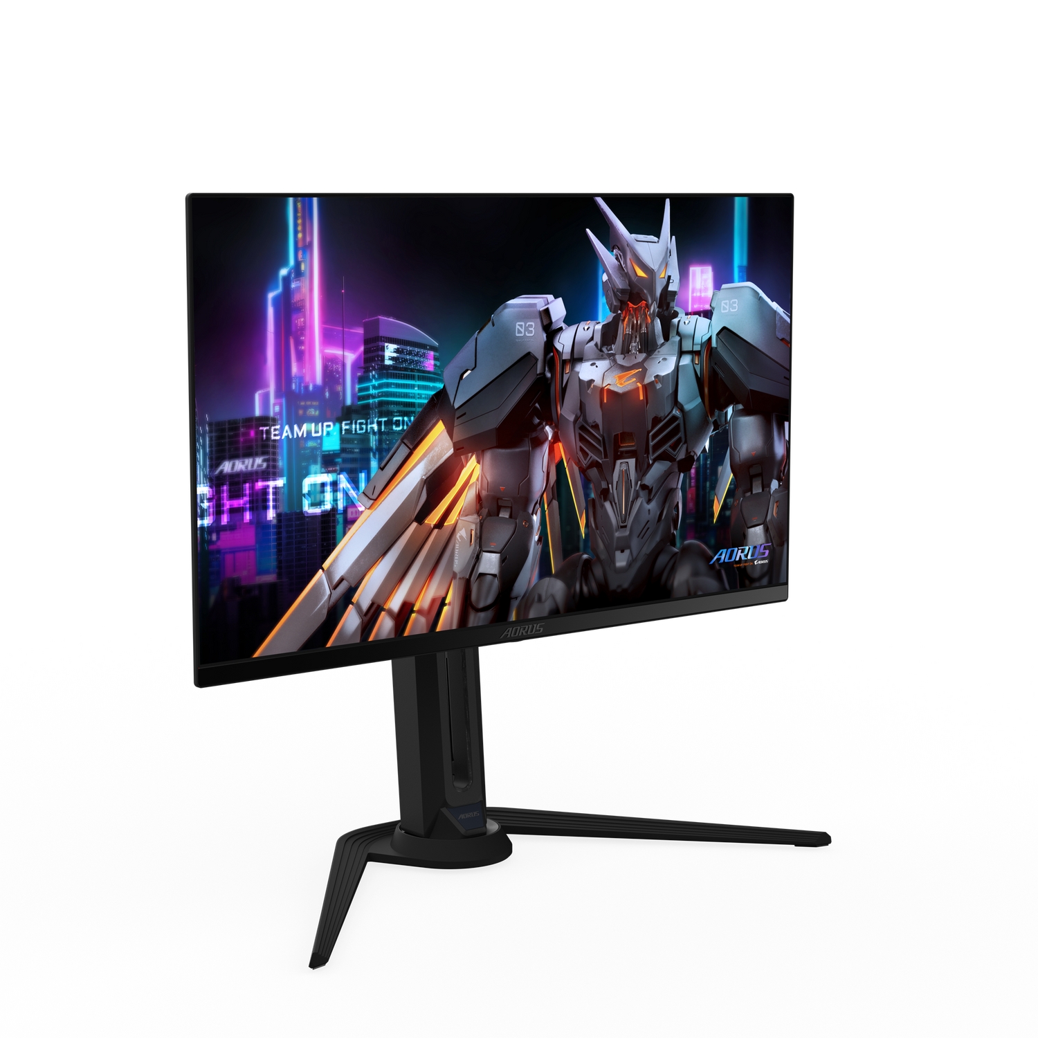 Monitor GIGABYTE AORUS FO27Q5P, QD-OLED, 27", QHD, 2560 x 1440, DisplayPort, HDMI, Boxe, Pivot, 500Hz, 0.03 ms, Negru "FO27Q5P"