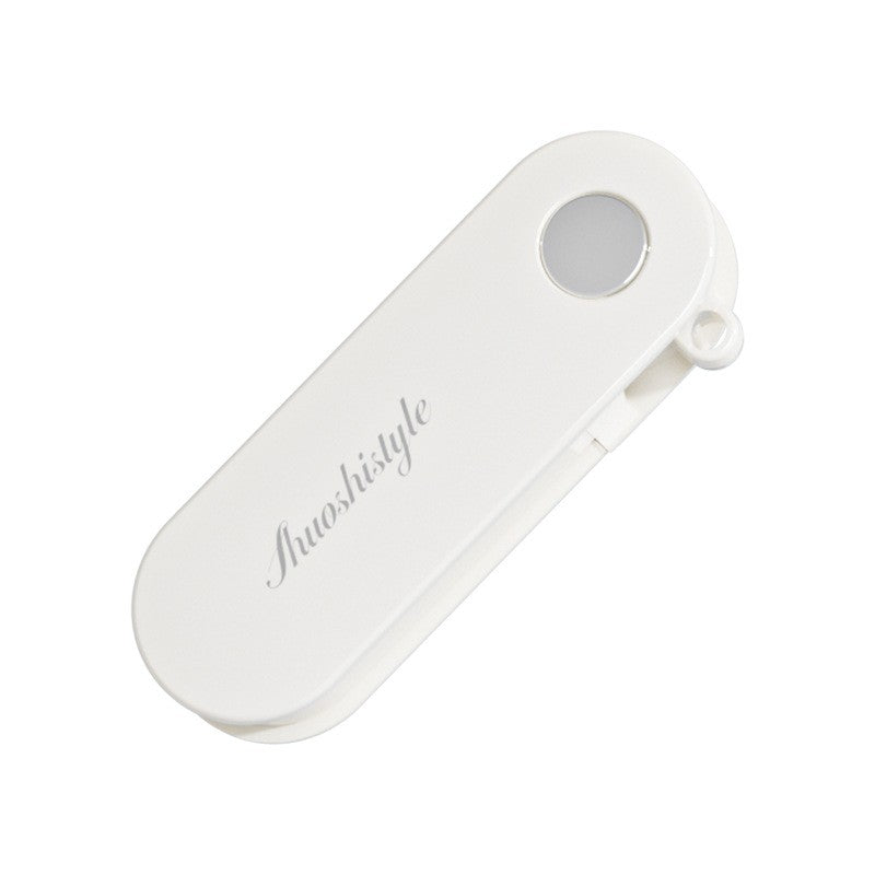 Peeler pentru Legume si Fructe, 3.6 x 9.1 cm, Multifunctional, Curatator Pliabil, din ABS si Otel Inoxidabil, Alb