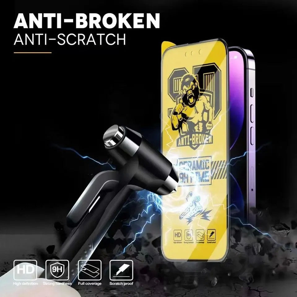 Folie de protectie Ceramica Flippy®, Transparenta HD, 9H, pentru Oppo Find X5 Pro 5G margini negre
