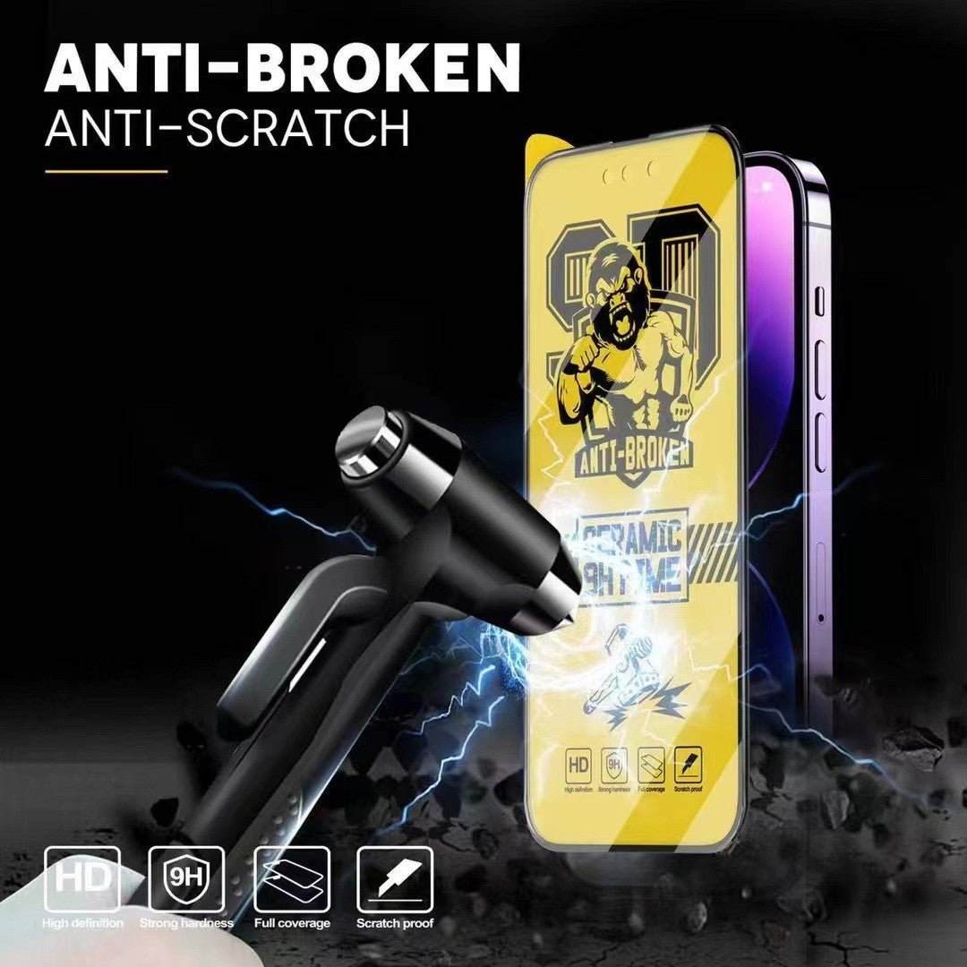 Folie de protectie Ceramica ®, Transparenta HD, 9H, pentru Samsung Galaxy A23 5G margini negre
