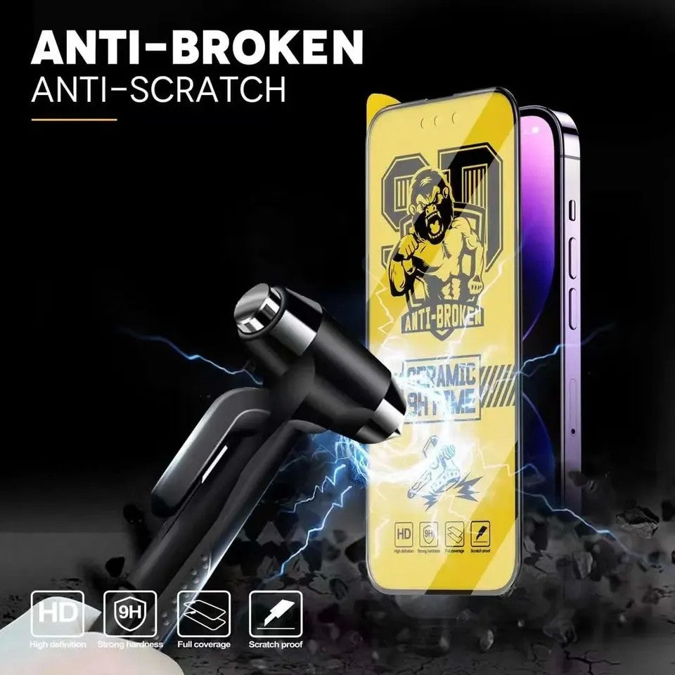 Folie de protectie Ceramica ®, Transparenta HD, 9H, pentru Samsung Galaxy A23 5G margini negre