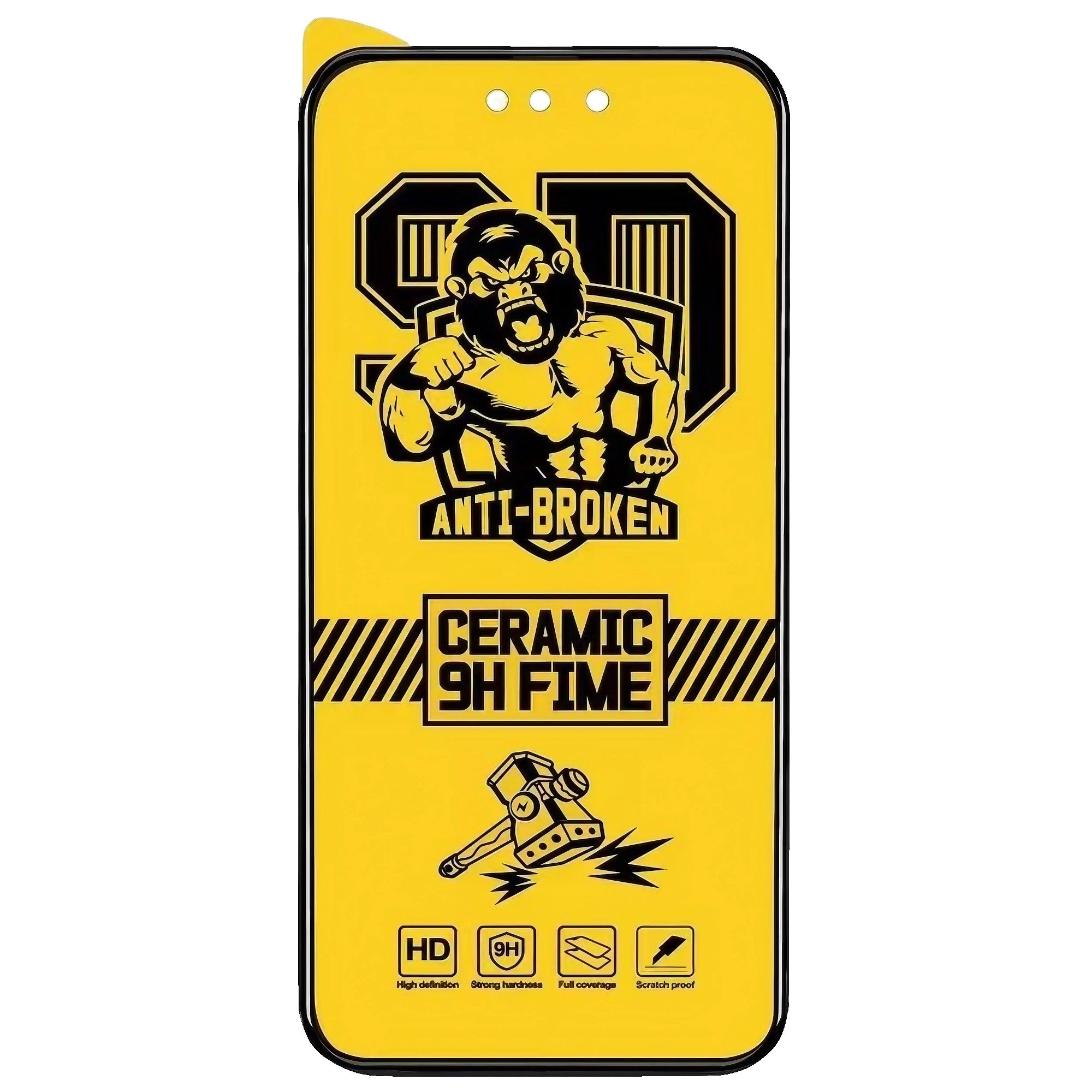Folie de protectie Ceramica ®, Transparenta HD, 9H, pentru Samsung Galaxy A23 5G margini negre