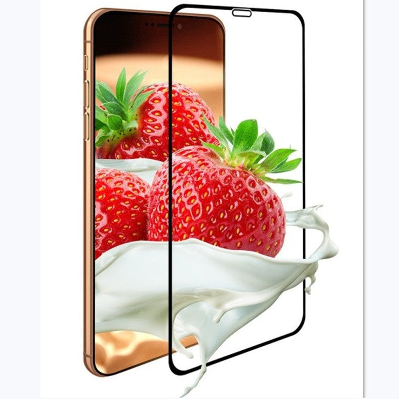 Folie de Protectie, pentru iPhone 15 Pro, Full Cover, Ceramics 9D, Anti-soc, Anti-amprenta, Margini Negre, Transparent