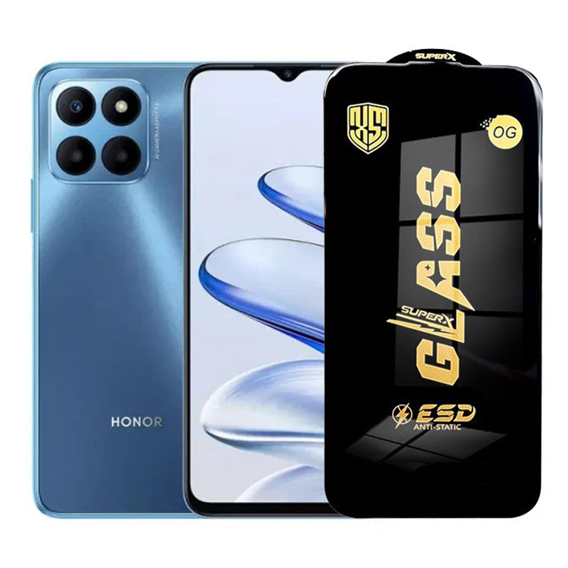 Folie de Protectie pentru Honor 70 Lite, Sticla Securizata ESD, Margini Negre, Rezistenta la Zgirieturi, Antistatica, 0.35 mm, Transparenta