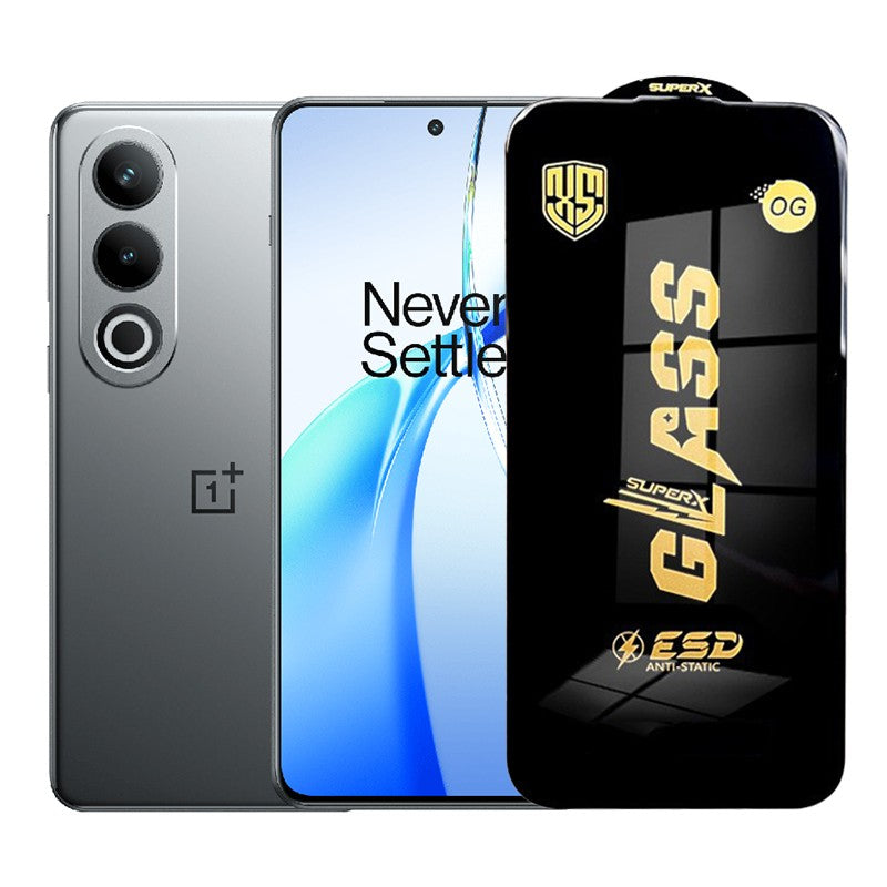 Folie de Protectie pentru OnePlus Ace 3V, Sticla Securizata ESD, Margini Negre, Rezistenta la Zgirieturi, Antistatica, 0.35 mm, Transparenta