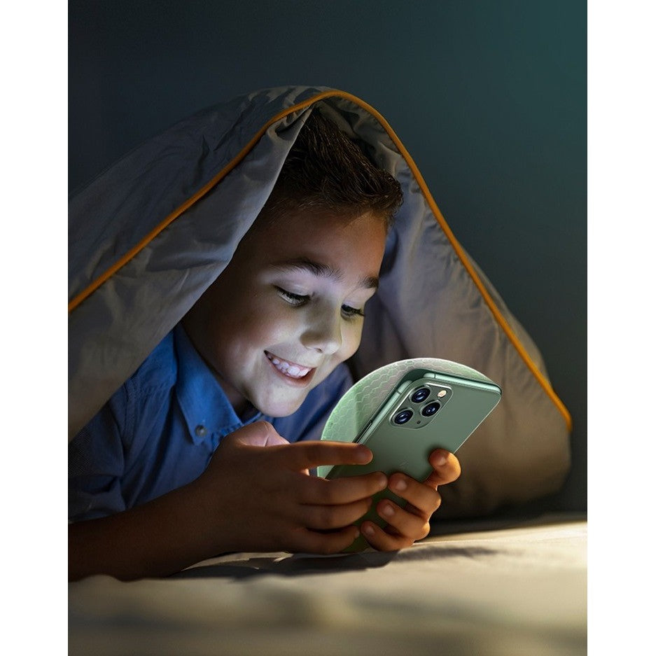 Folie de Sticla Securizata pentru Apple iPhone 15, Lumina Verde Anti-Blue Ray, Auto-Aplicare, Protectie Completa 9D, Verde