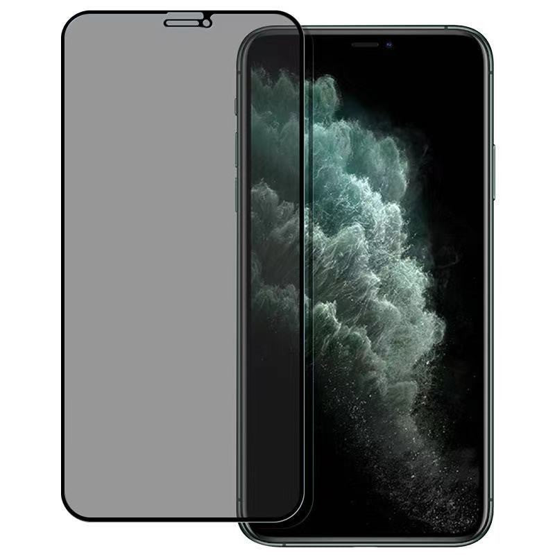Folie de Sticla Securizata pentru Apple iPhone 15 Pro, Privacy Diamond, Vizibilitate HD, Protectie Completa 9D, Anti-Static ESD, Protectie Confidentialitate, Negru