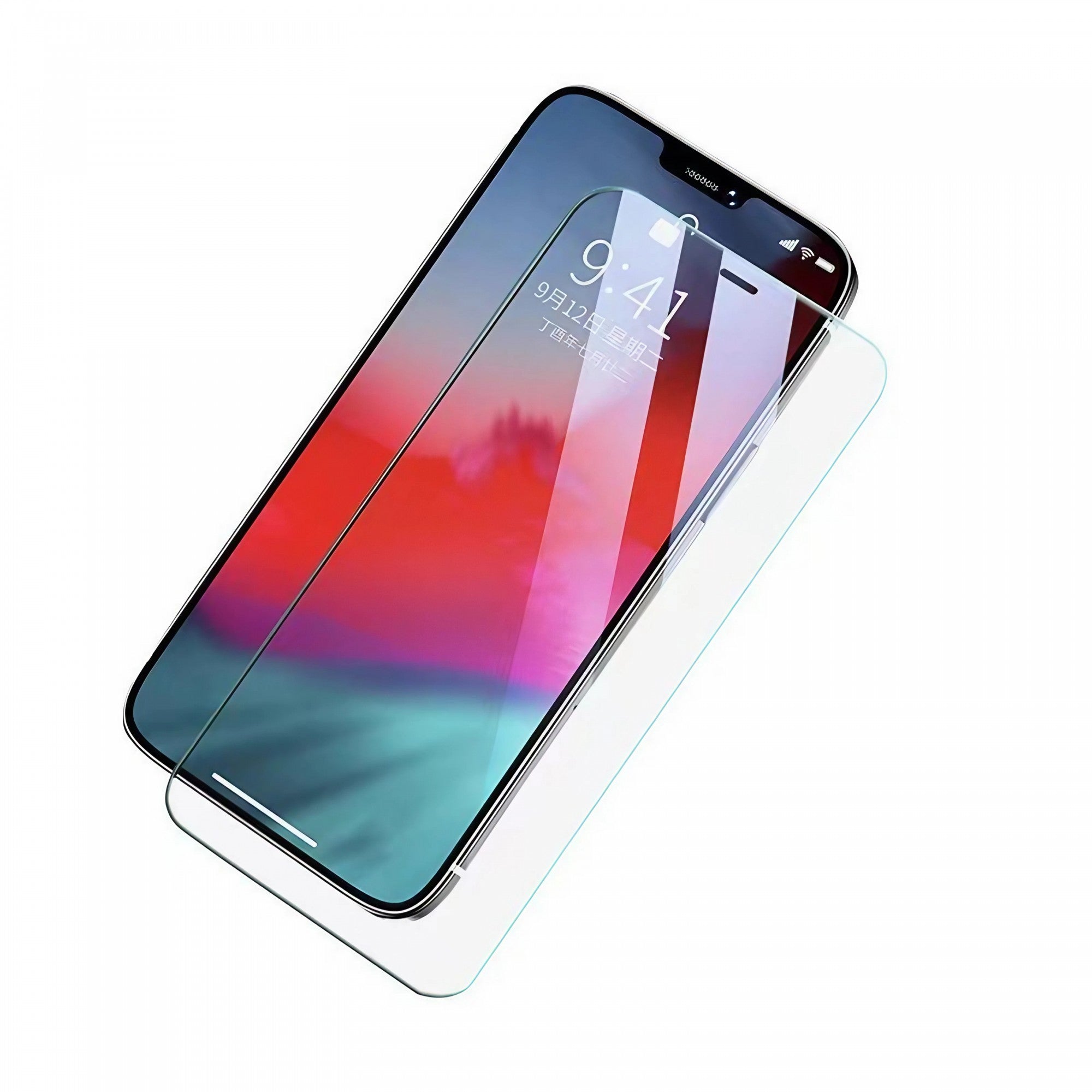 Folie de Sticla Securizata pentru Apple iPhone 15 Pro, Vizibilitate HD, Protectie Completa 9D, Transparent