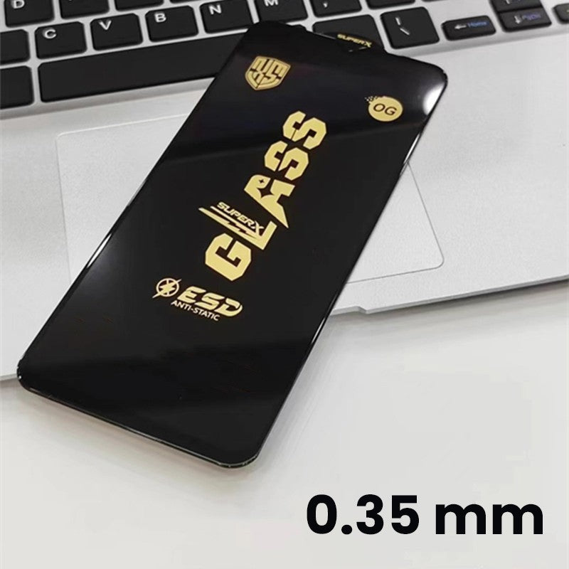 Folie de Protectie pentru Samsung Galaxy A25, Sticla Securizata ESD, Margini Negre, Rezistenta la Zgirieturi, Antistatica, 0.35 mm, Transparenta