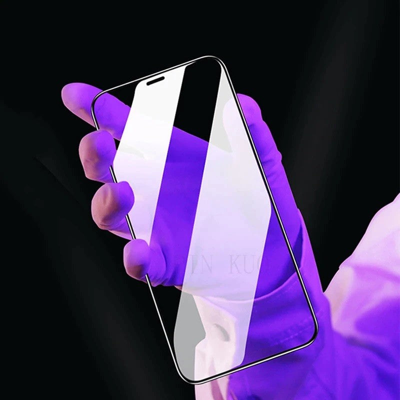Folie ecran pentru iPhone 13 / 13 Pro/ 14, Sticla ESD, Top Glass, Anti-static, Negru