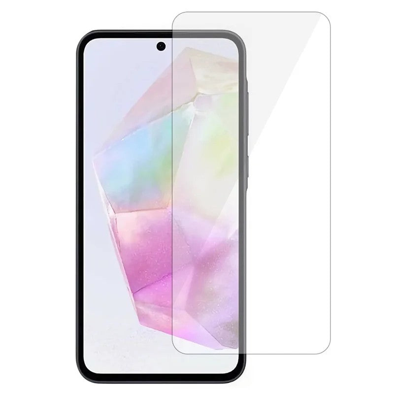 Folie Securizata pentru Samsung Galaxy A35, Sticla Securizata 3D, High Definition Ultra Clear 2.5 HD, Margini Arc, 0.3 mm, Anti Zgirieturi, Anti bule, Transparenta