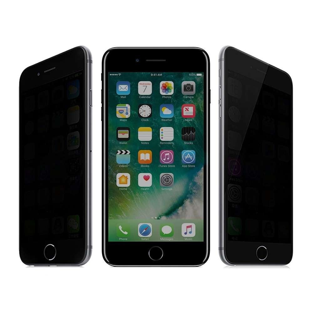 Folie Sticla Flippy compatibila cu Apple iPhone SE 2020/7/8 Full Glue Privacy Negru
