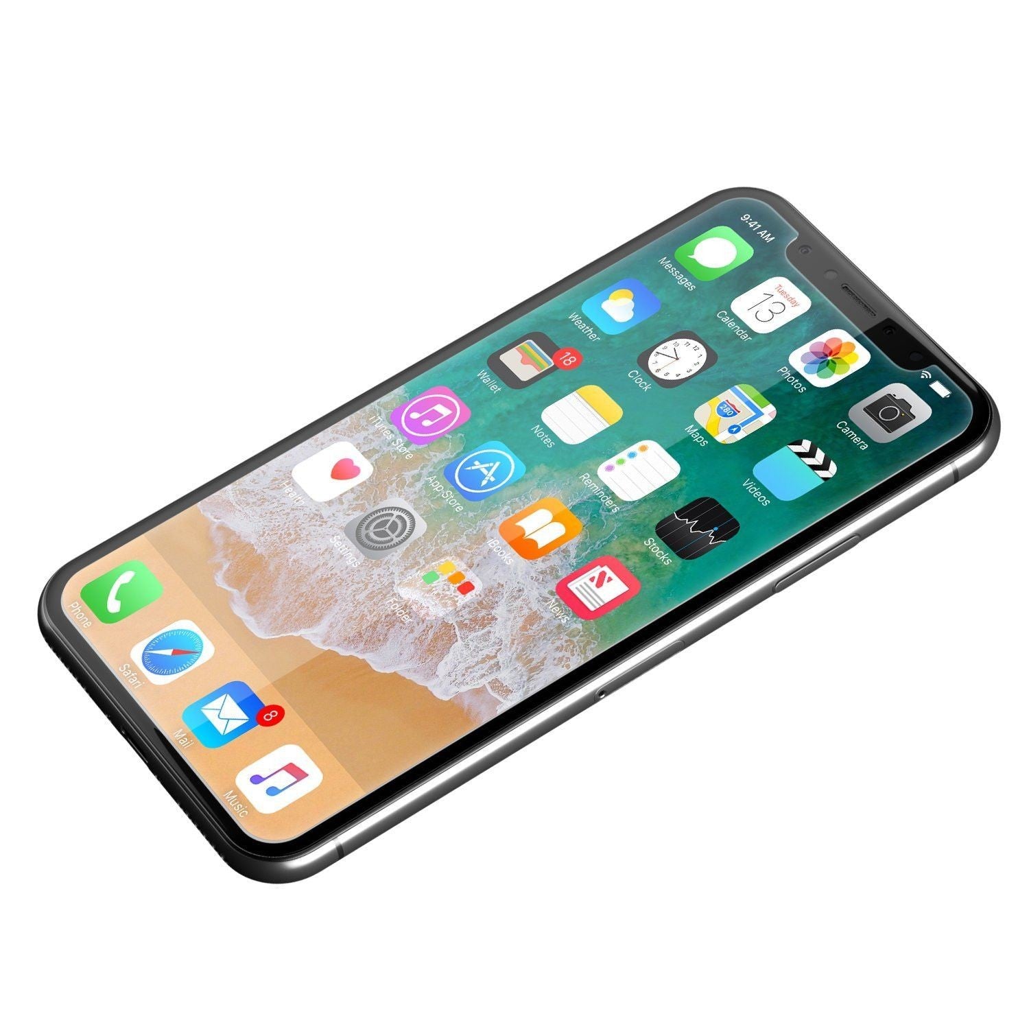 Folie Sticla Securizata, 9H, Transparenta HD, pentru Apple iPhone X/XS Transparent