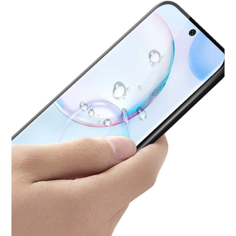 Folie Sticla Securizata Curbata, compatibila cu Samsung Galaxy S8, Full Glue, 4D/5D Negru