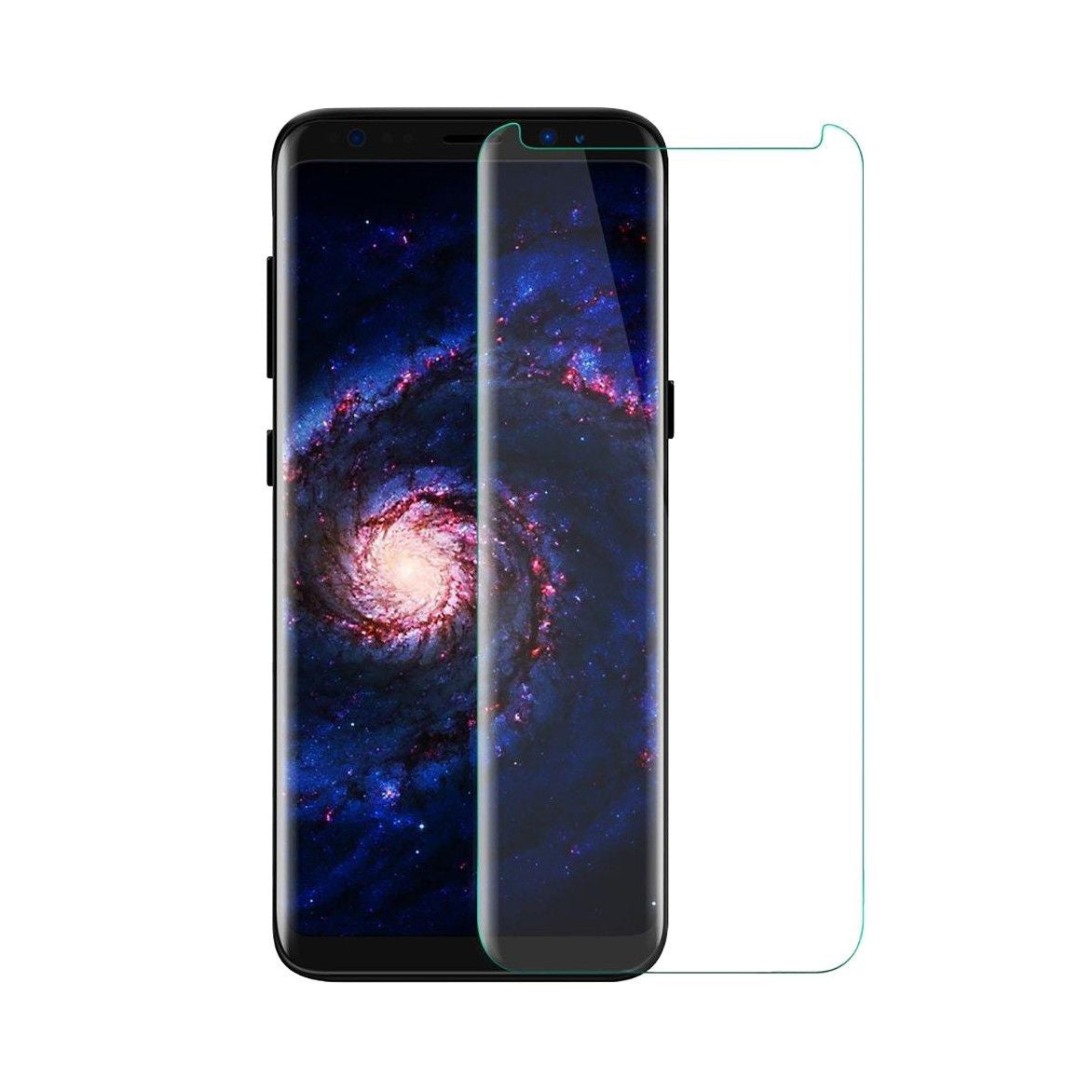 Folie Sticla Securizata Flippy, 9H, Transparenta HD, Curbata pentru Samsung Galaxy S9 Transparent