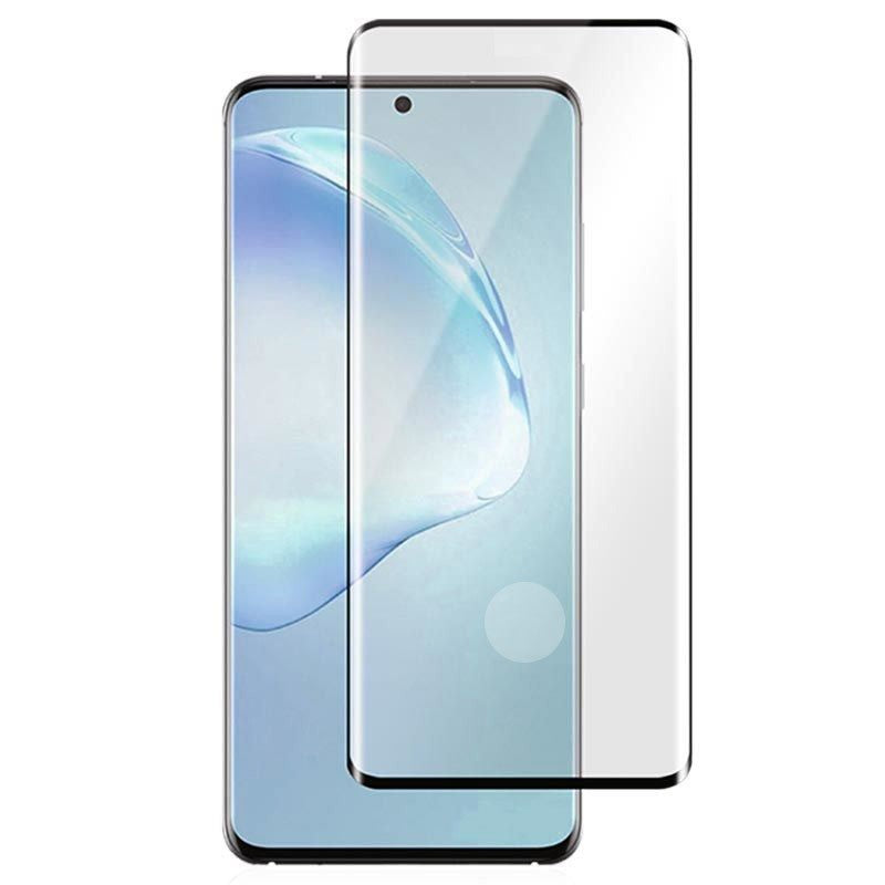 Folie Sticla curbata securizata compatibila cu Samsung S21 Ultra Full Glue Negru