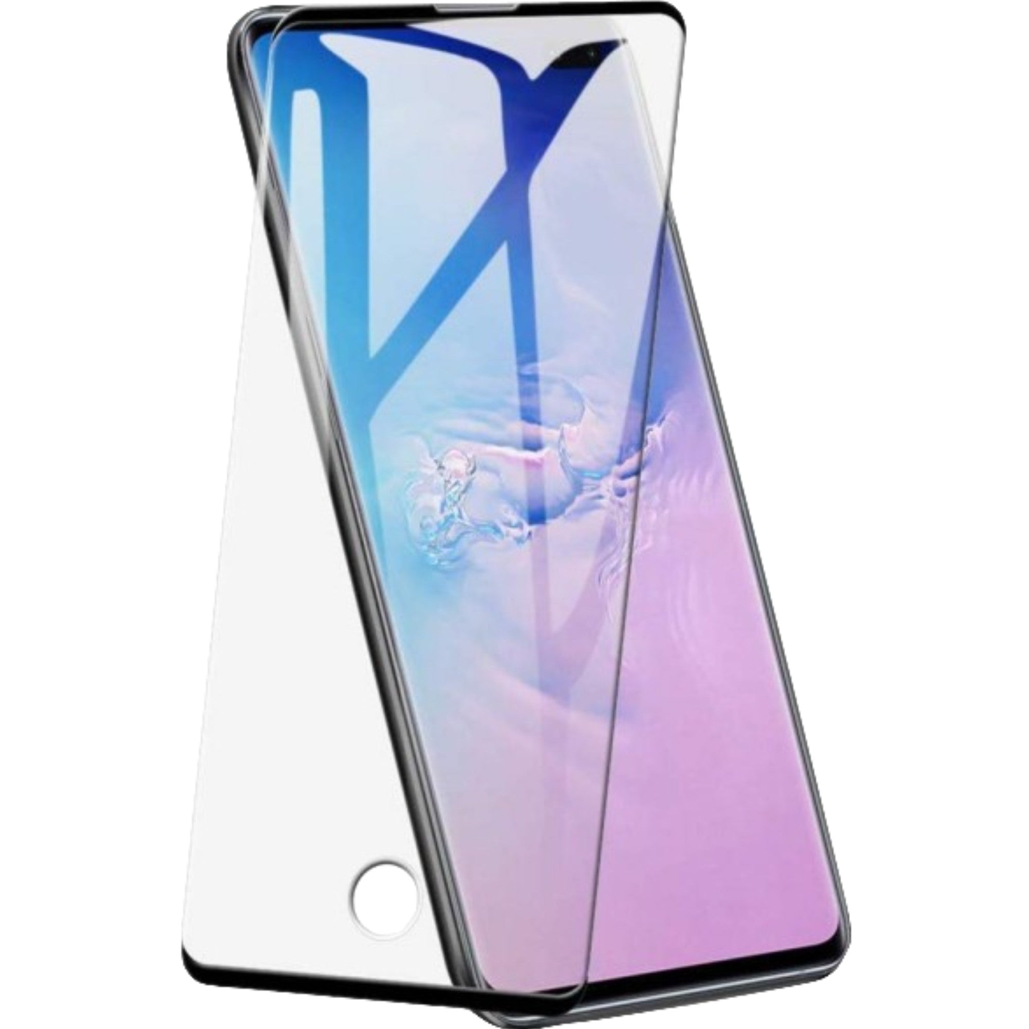 Folie Sticla curbata securizata compatibila cu Samsung S21 Ultra Full Glue Negru