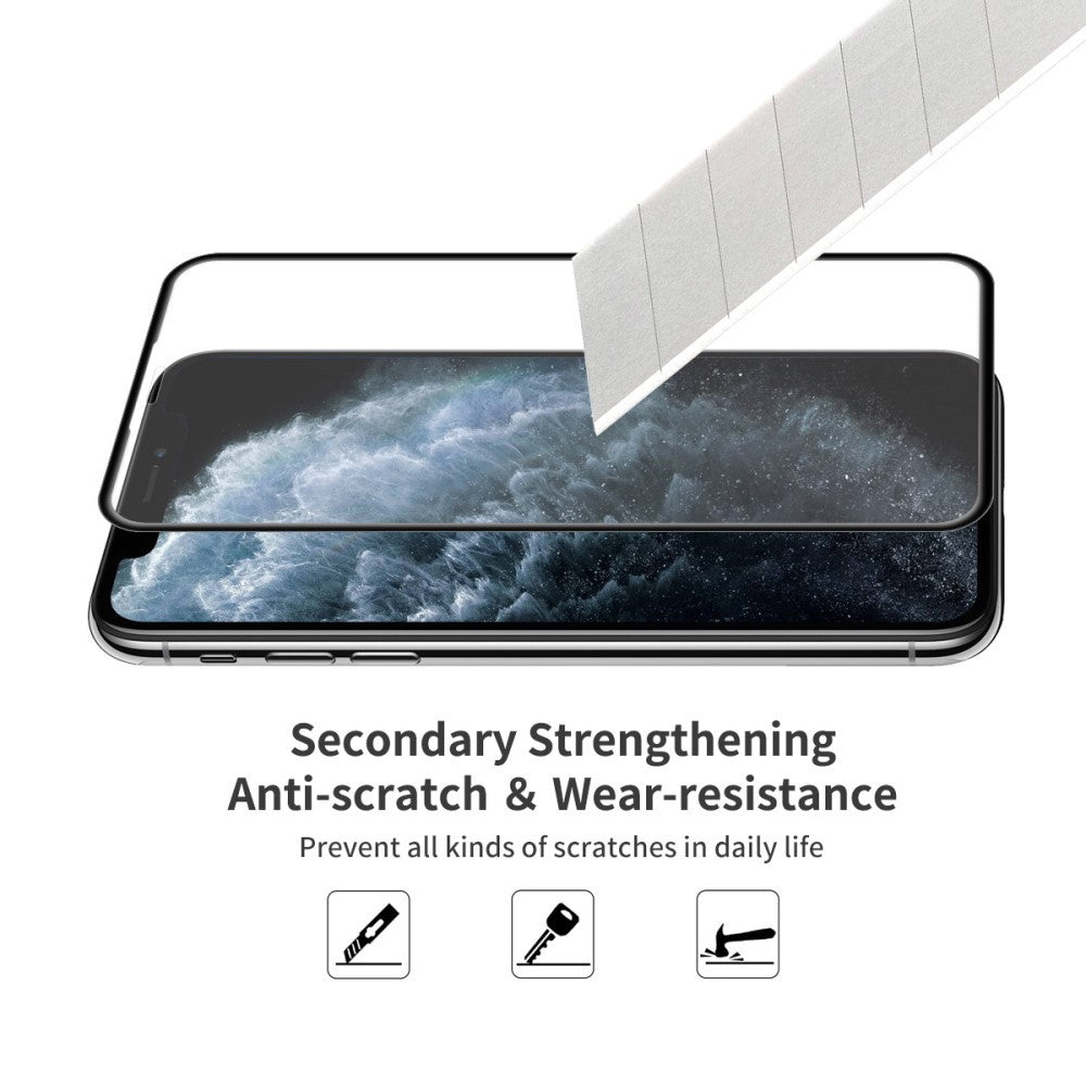 Folie Sticla ® compatibila cu Apple iPhone X/XS 111D Negru