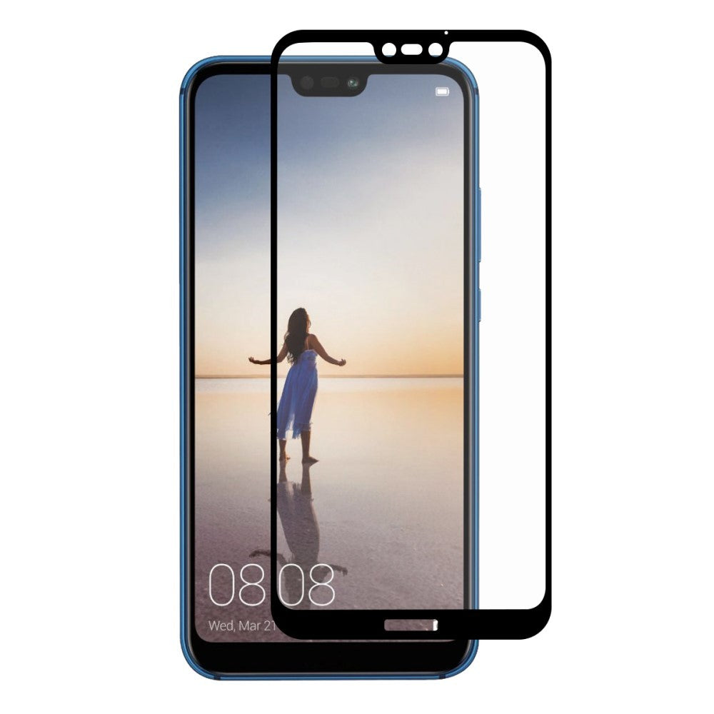 Folie Sticla ® compatibila cu Huawei Ascend P20 Lite 111D Negru
