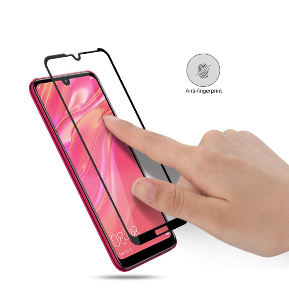 Folie Sticla ® compatibila cu Huawei Y7 2019 111D Negru
