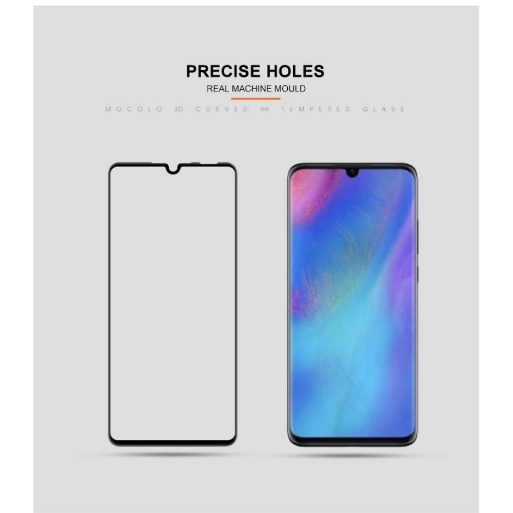 Folie Sticla ® compatibila cu Huawei Y7 2019 111D Negru
