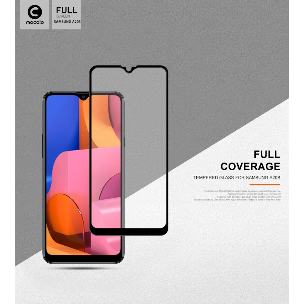 Folie Sticla ® compatibila cu Samsung A20S 111D Negru