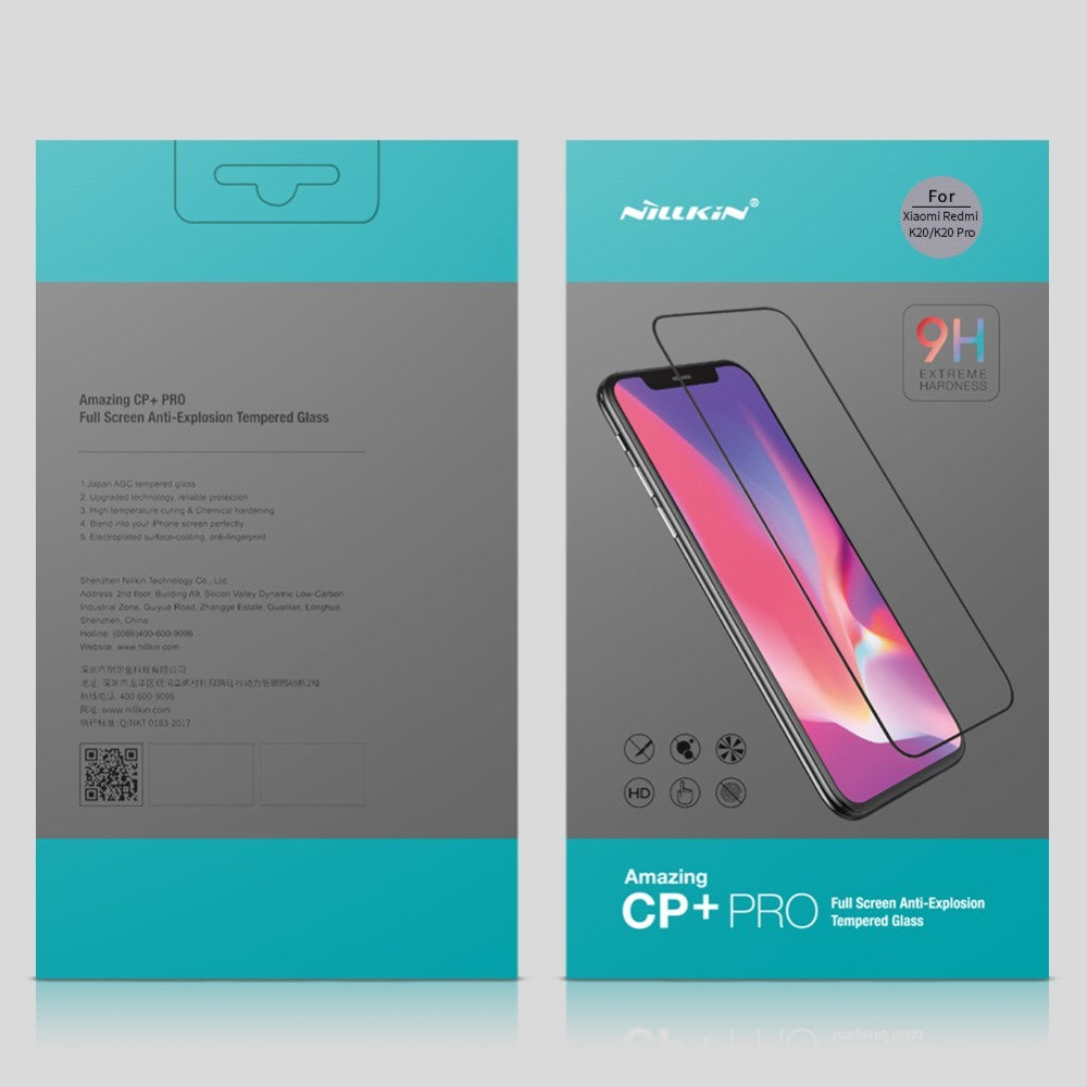 Folie Sticla Securizata, compatibila cu Xiaomi Mi 9T / Mit 9T Pro, Negru