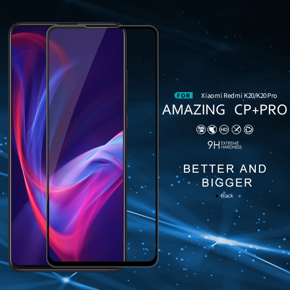 Folie Sticla Securizata, compatibila cu Xiaomi Mi 9T / Mit 9T Pro, Negru