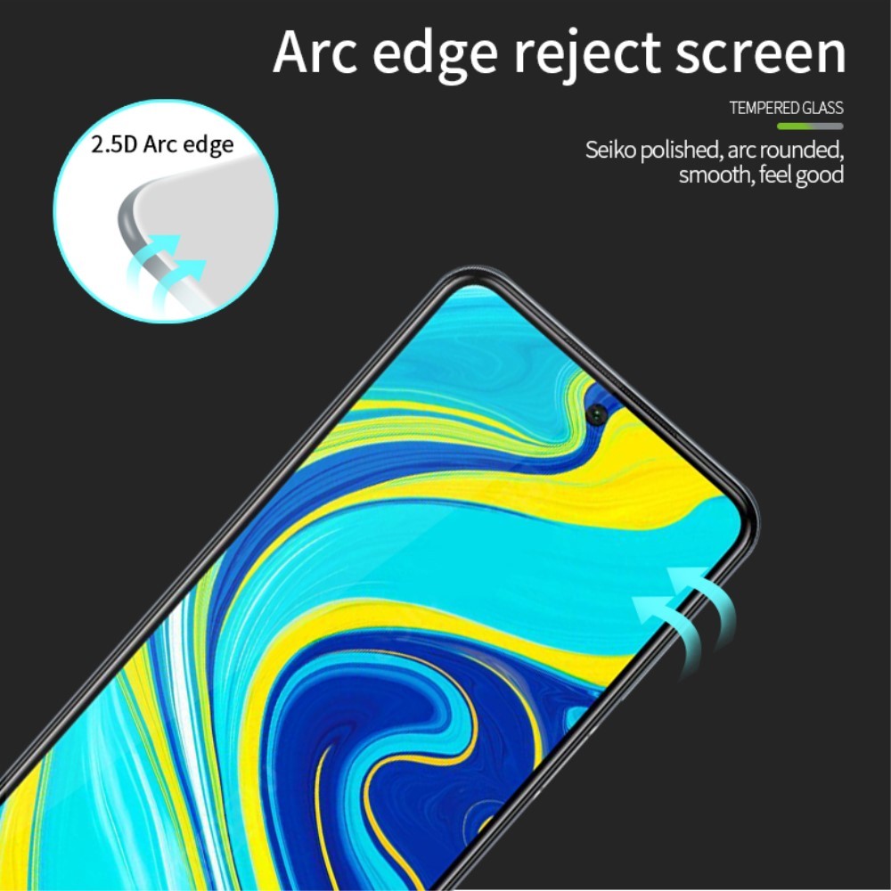Folie Sticla ® compatibila cu Xiaomi Redmi 9 111D Negru