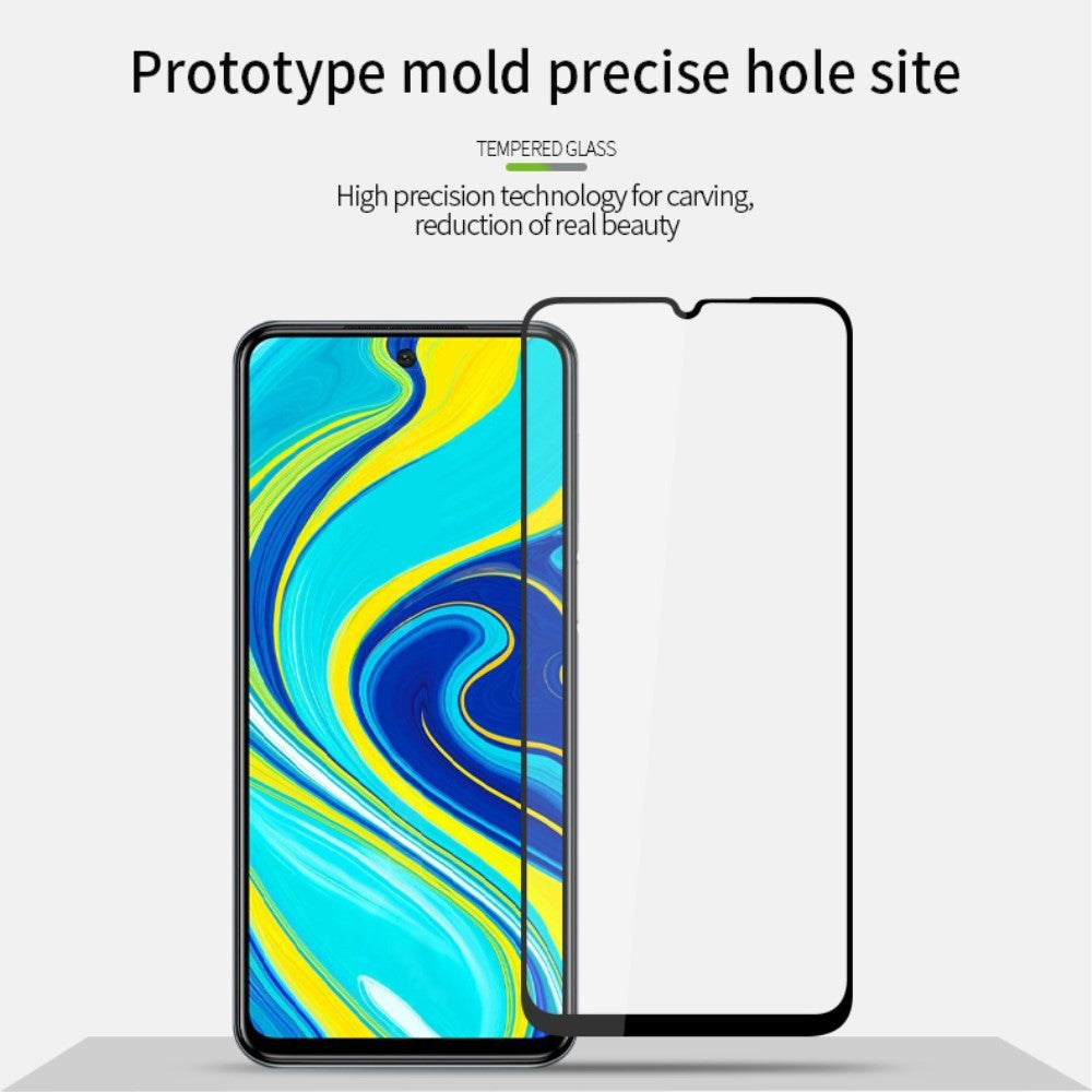 Folie Sticla ® compatibila cu Xiaomi Redmi 9 111D Negru