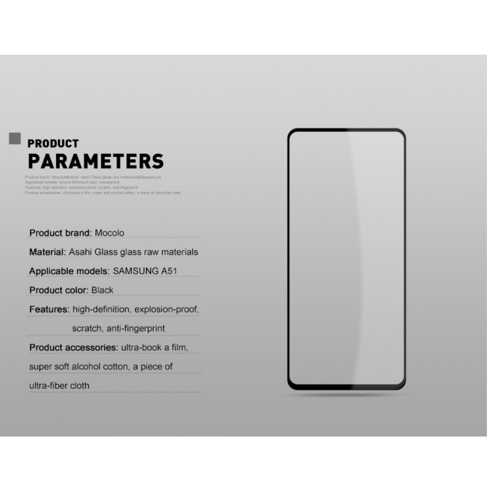 Folie Sticla ® pentru Samsung A32 4G 111D Negru