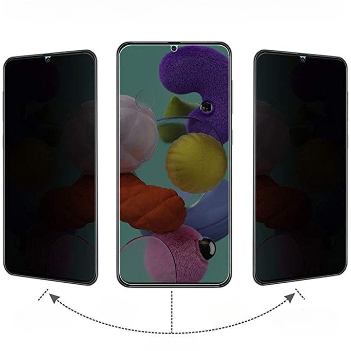 Folie sticla securizata compatibila cu Poco M4 Pro, Full Glue, Privacy, Negru