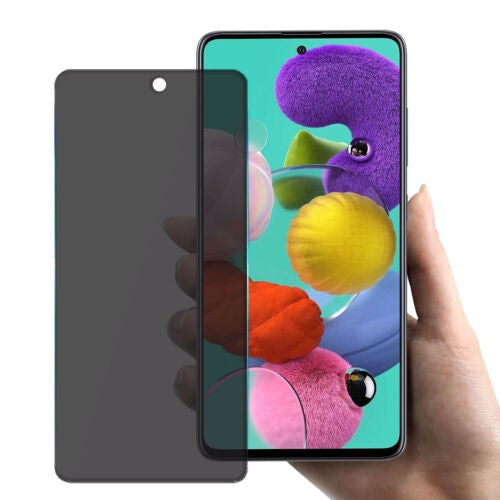 Folie sticla securizata compatibila cu Poco M4 Pro, Full Glue, Privacy, Negru
