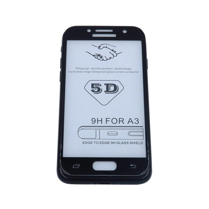 Folie Sticla Samsung Galaxy A3 2017 5D Negru