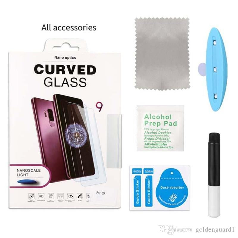Folie Sticla Securizata , Flippy, compatibil cu Samsung Galaxy S6 Edge, Full Glue, Nano Water, Transparent
