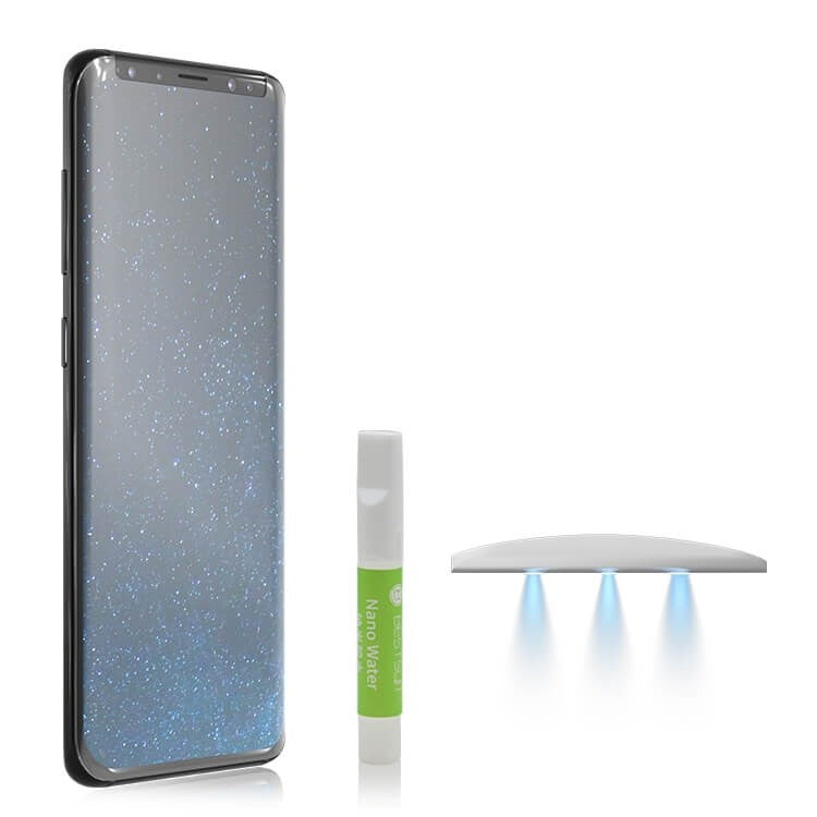 Folie Sticla Samsung Galaxy S8 Plus BestSuit Full Glue Nano Water Transparent