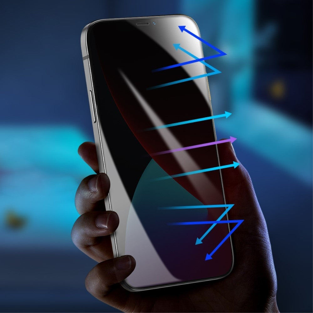 Folie Sticla securizata compatibila cu Huawei P40 Lite 5G Full Glue Privacy Negru