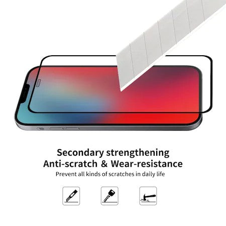 Folie Sticla securizata ® compatibila cu Huawei Y5 2019 Full Glue Negru
