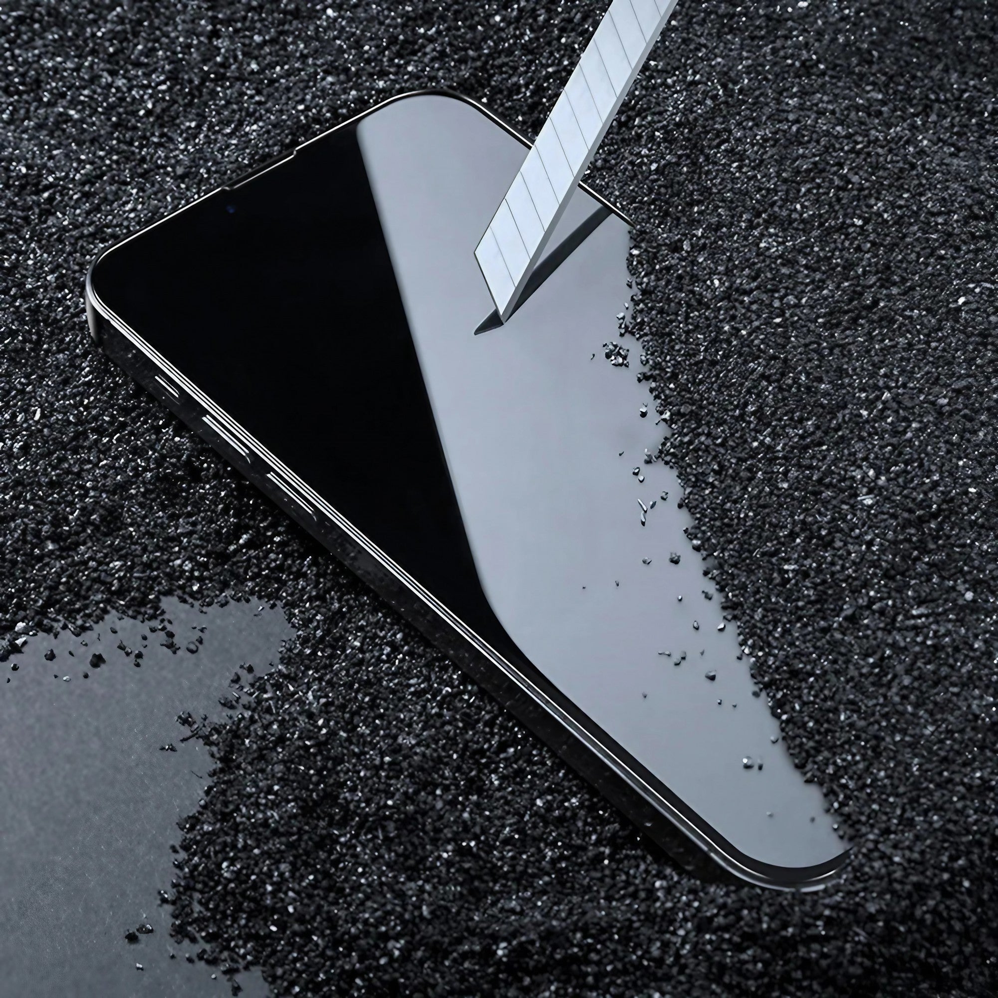 Folie Sticla Securizata, Flippy, Pentru Apple iPhone 16 Plus, Full Glue, Margini Negre, Transparent
