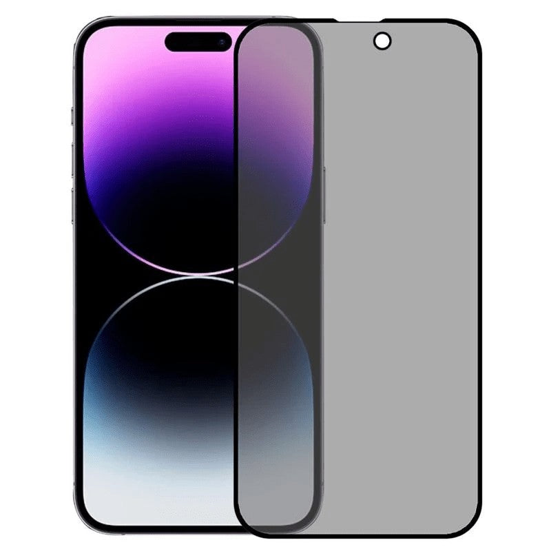Folie Sticla Securizata, Pentru Apple iPhone 16 Plus, Privacy Classic, 2.5D, Confidentialitate 30°, Negru Transparent
