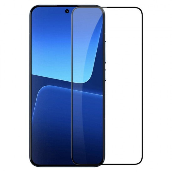 Folie Sticla Securizata, Pentru Redmi Note 13 5G, Full Glue, Margini Negre, Transparent