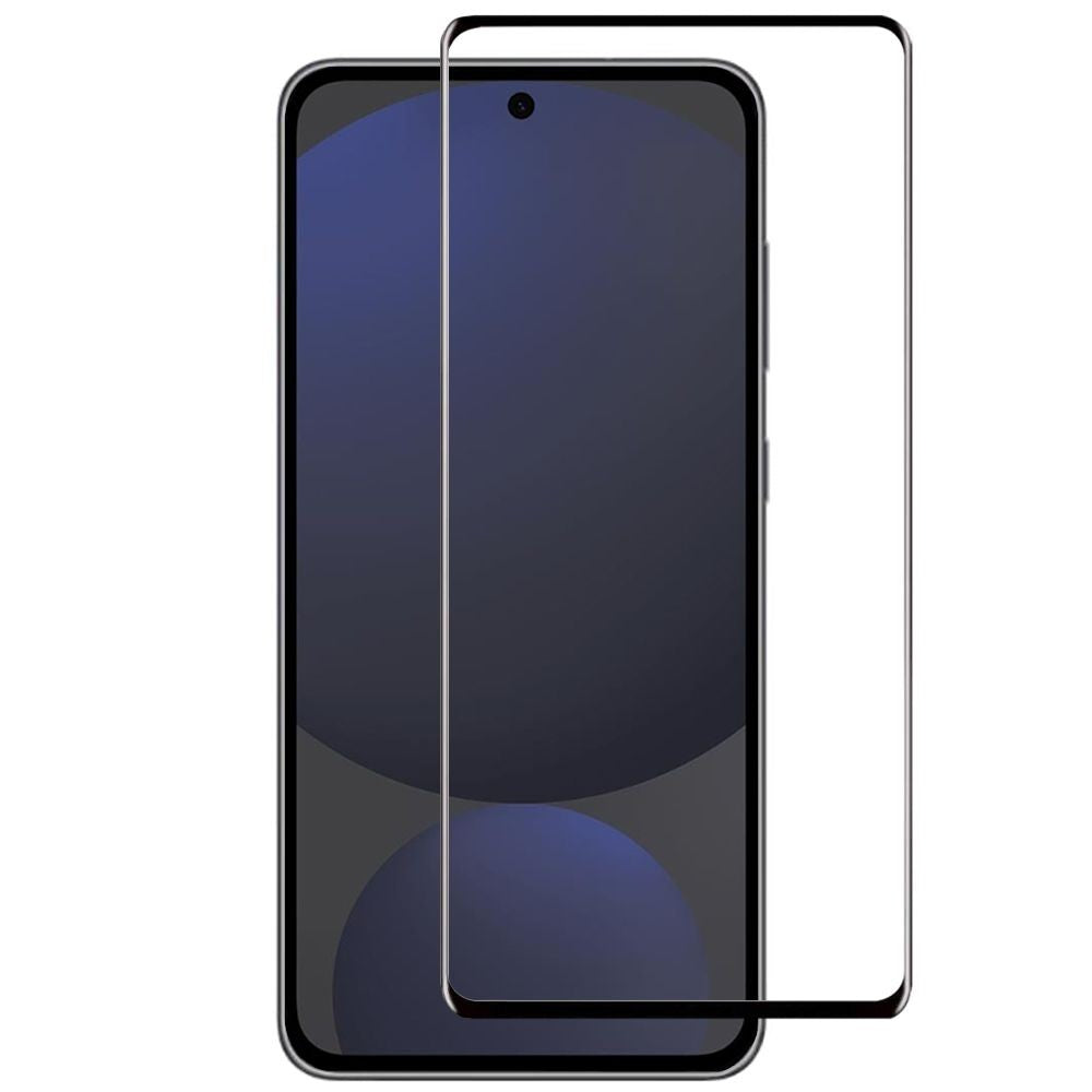 Folie Sticla Securizata, Pentru Samsung Galaxy S24 FE, Full Glue, Margini Negre, Transparent