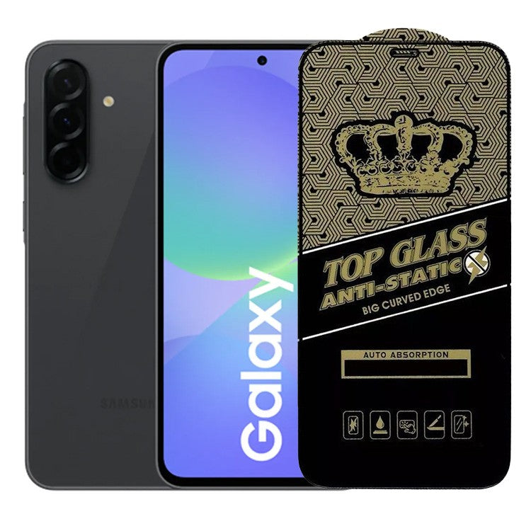 Folie Sticla Securizata pentru Samsung A36, Sticla ESD Antistatic, Sticla de Protectie pentru Samsung Galaxy A36, Margini negre, Transparent