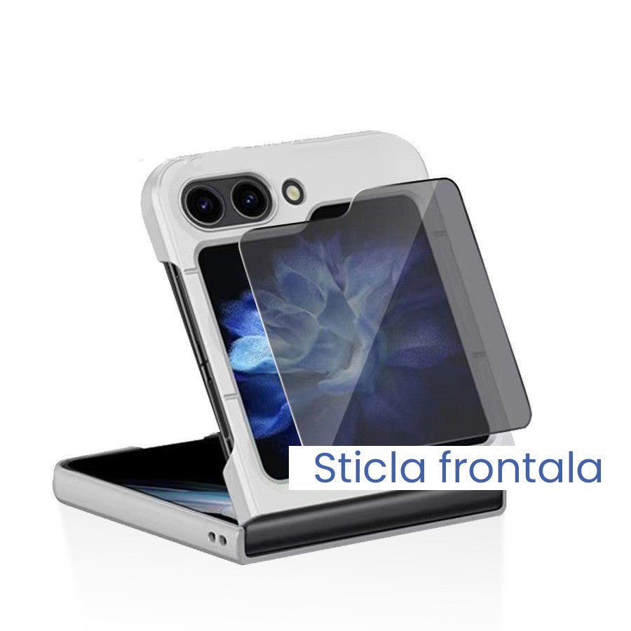 Folie Sticla Securizata pentru Samsung Galaxy Z Flip 6, Sticla de Protectie Compatibila cu Samsung Galaxy Z Flip 6, 2.5D, HD, Transparenta