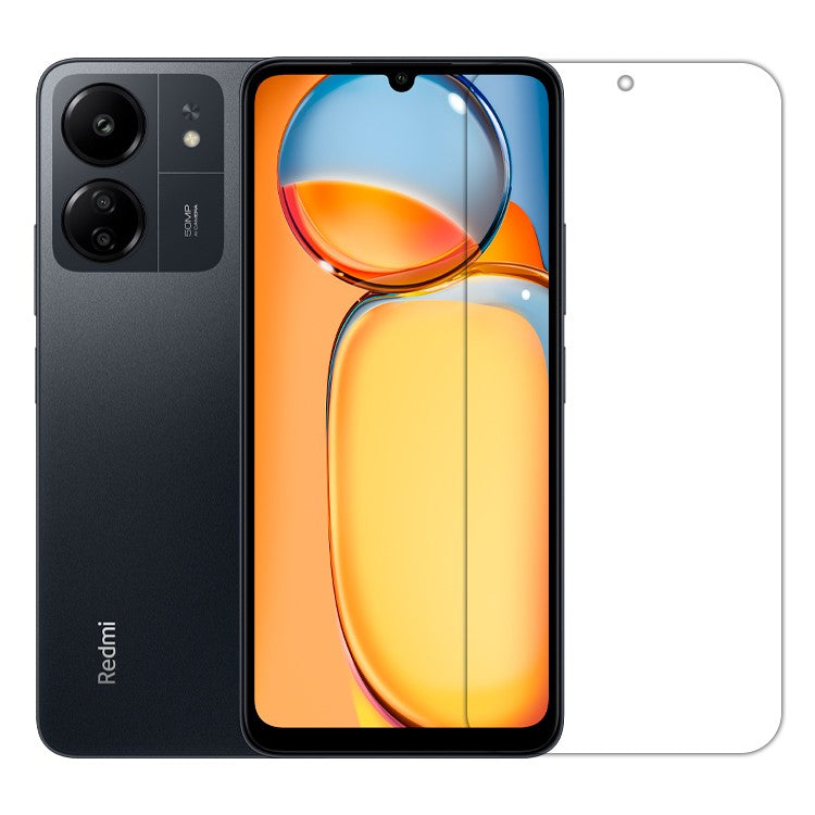 Folie Sticla Securizata pentru Xiaomi Redmi 13C, Sticla de Protectie Compatibila cu Xiaomi Redmi 13C, 2.5D, HD, Transparenta