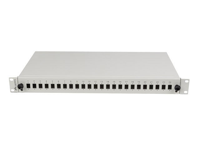 Patch panel fibra rack 19" 1U 24x SC "FOP1-24SS-LDS"