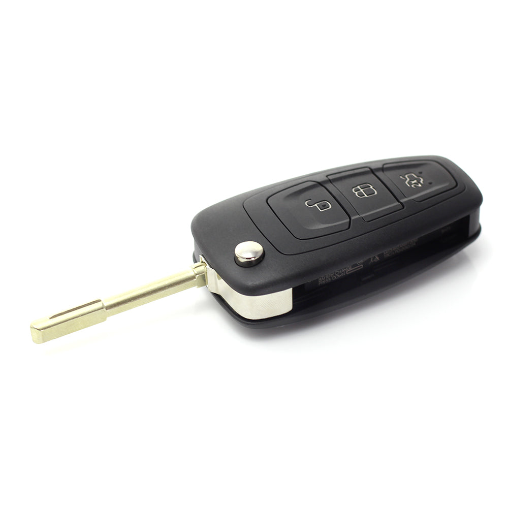 Ford - Carcasa tip cheie briceag cu 3 butoane